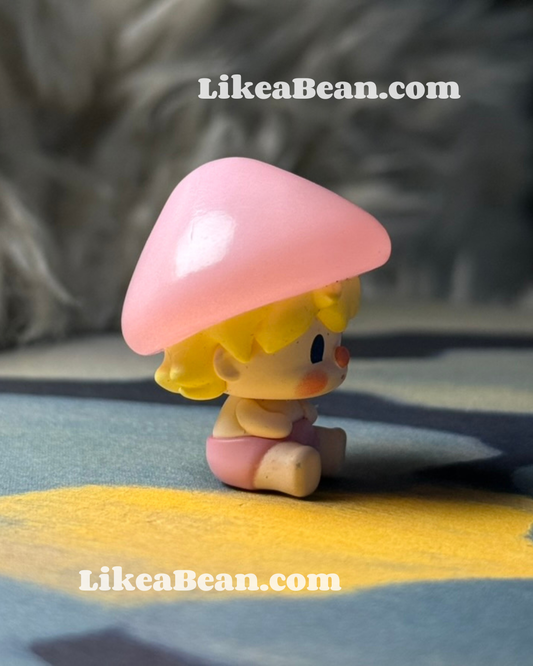 Pop Bean Mushroom Elf Series - Sweet Bean Pink Mini Mushroom