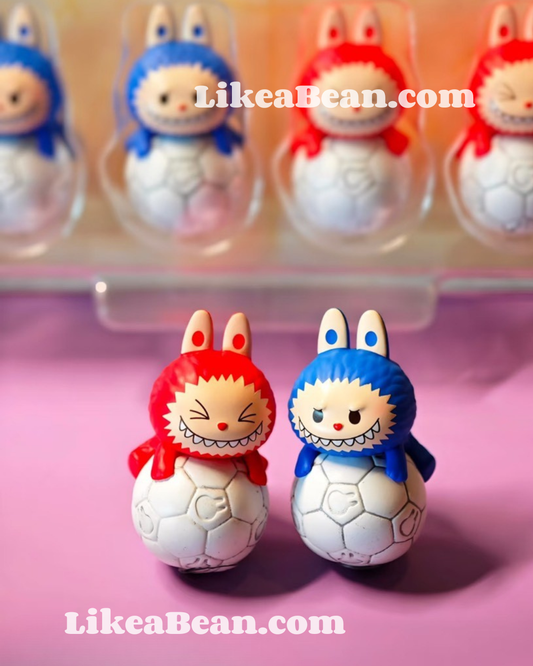 Pop Bean European Football Cup Series (Limited UK Edition) - Labubu Red