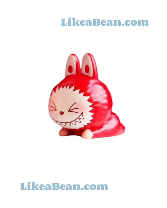 Pop Bean New Year Lying Baby Series - Labubu Red New Year Lying