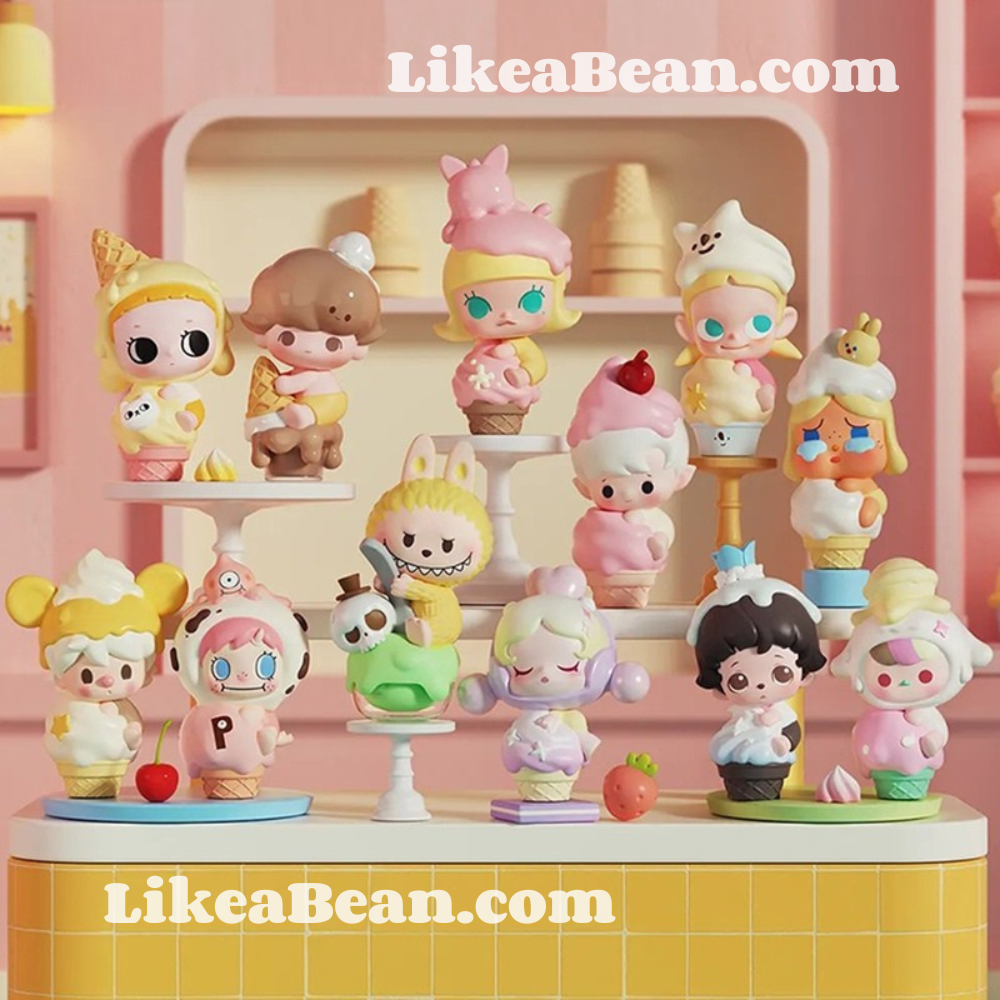 Pop Bean Ice Cream Cone Cup Series - Set of 12 beans