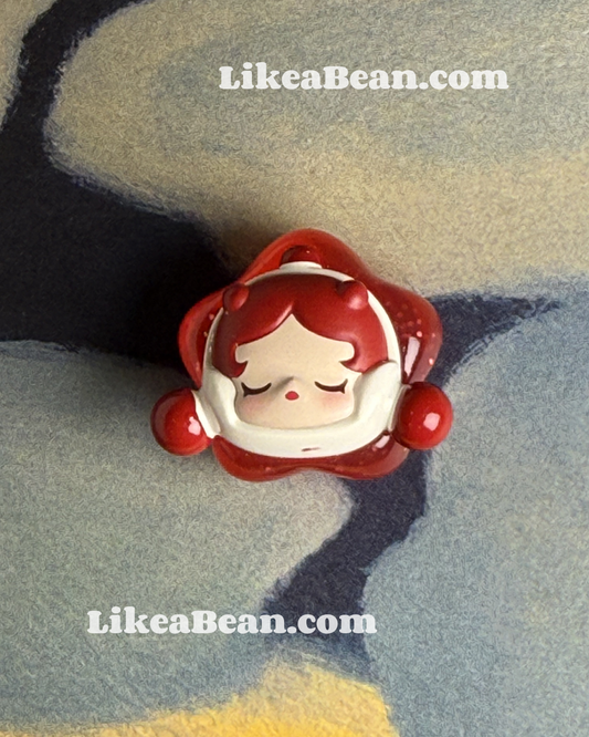 Pop Bean Lucky Star Series - Skullpanda Rose Red