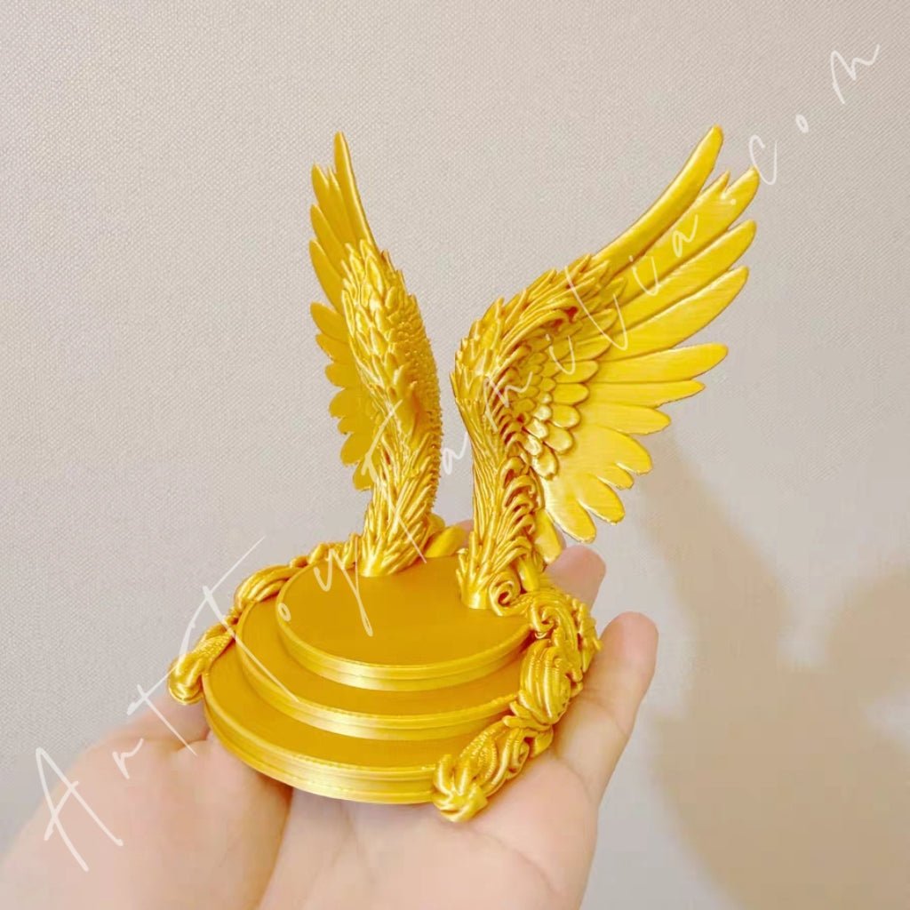 Art Toy Familia - Doll Cloth Angel Wings Scene Prop - 119 Golden Ver. Cloth Only No Doll
