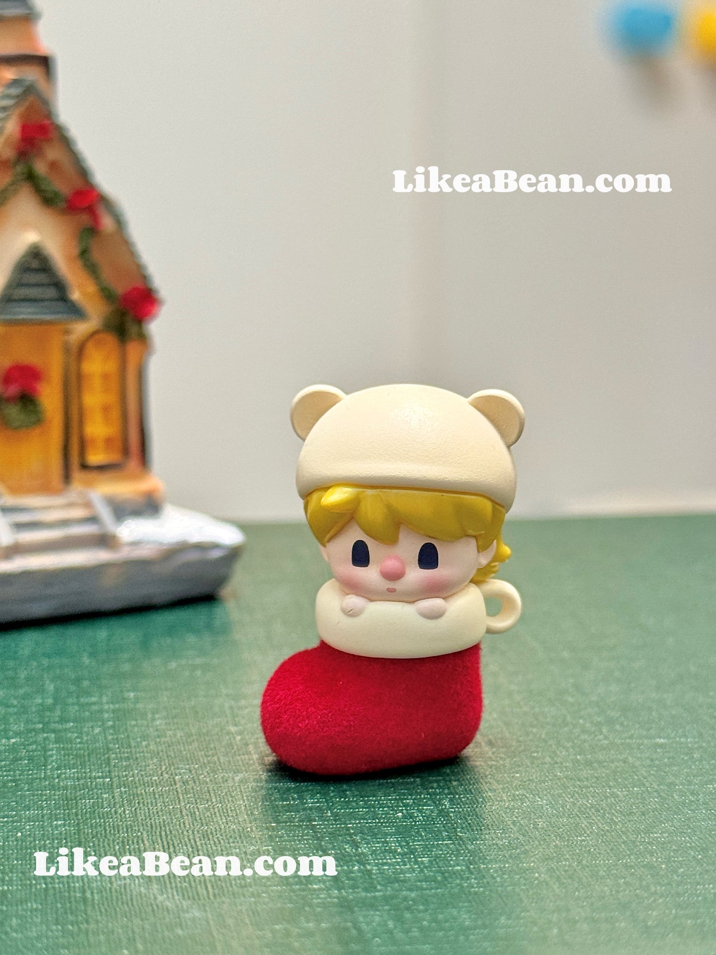 Pop Bean Christmas Sock Series - Sweet Bean