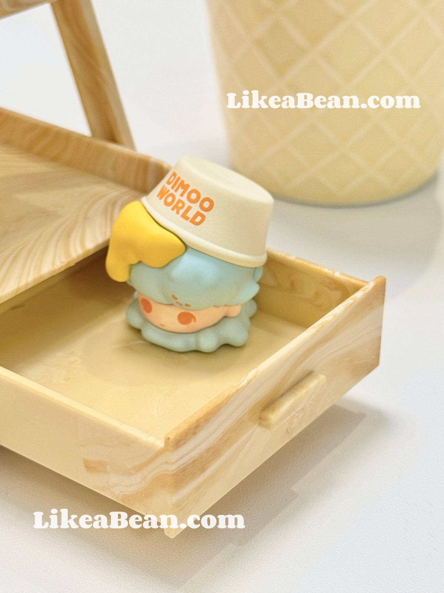 Pop Bean Ice Cream Series (Melted Ice Cream) - Dimoo Sea Salt Cheese Bowl