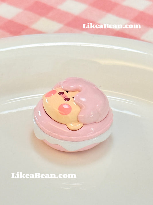 Pop Bean Macaron Dessert Series - Pino Jelly Litchi