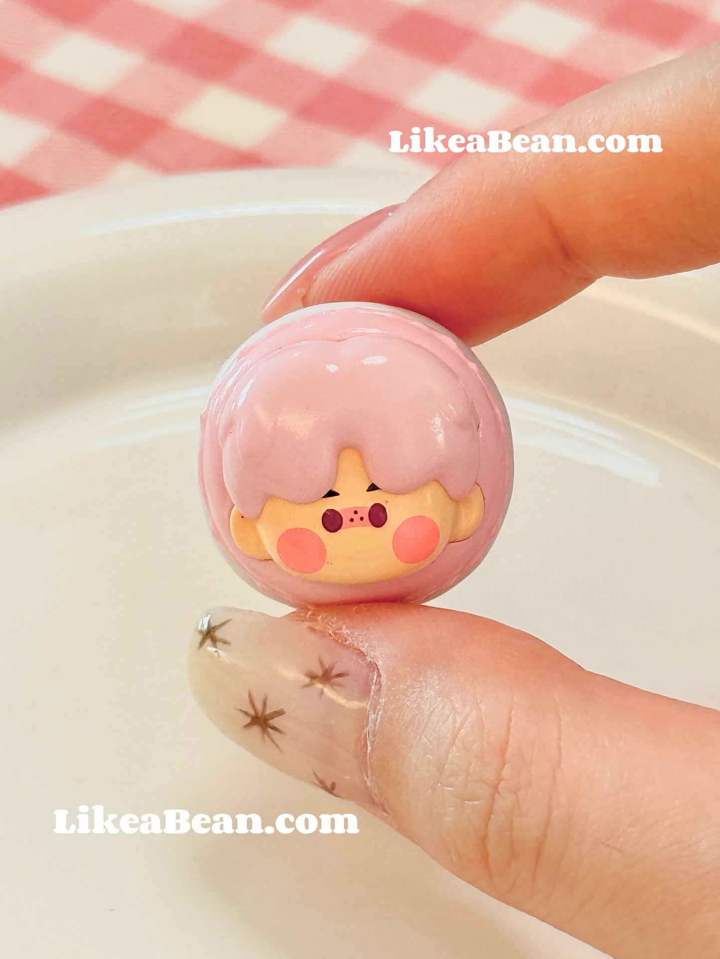 Pop Bean Macaron Dessert Series - Pino Jelly Litchi