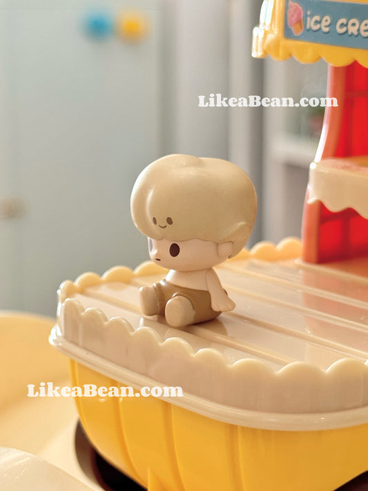 Pop Bean Sitting Baby Series - Dimoo Milk Tea