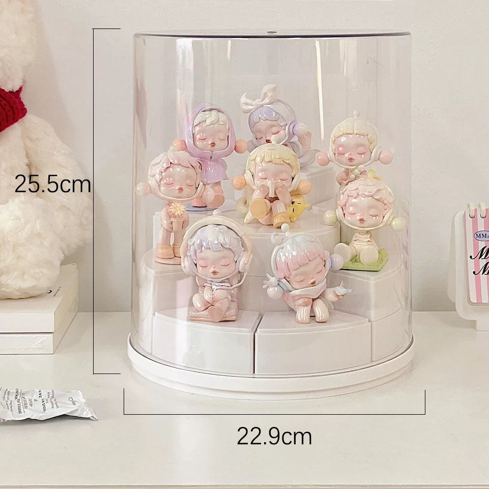Pop Bean Acrylic Stepped Display Rack for Blind Box Figures