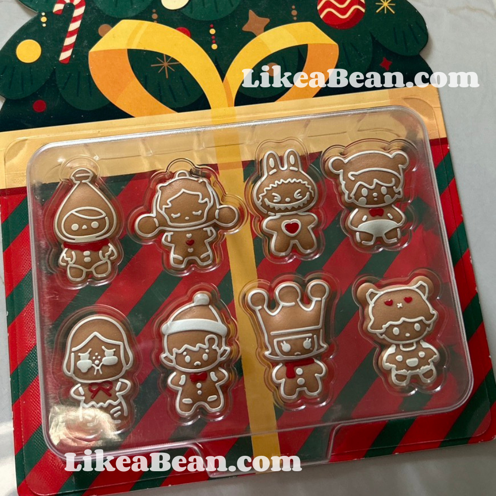 Pop Bean POP BEAN Gingerbread Man Set - Set of 8 beans