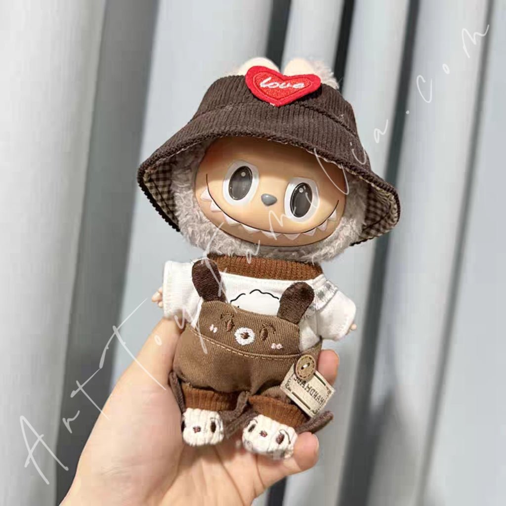 Art Toy Familia - Doll Cloth Puppy Playtime Overalls Set - 033 Cloth Only No Doll
