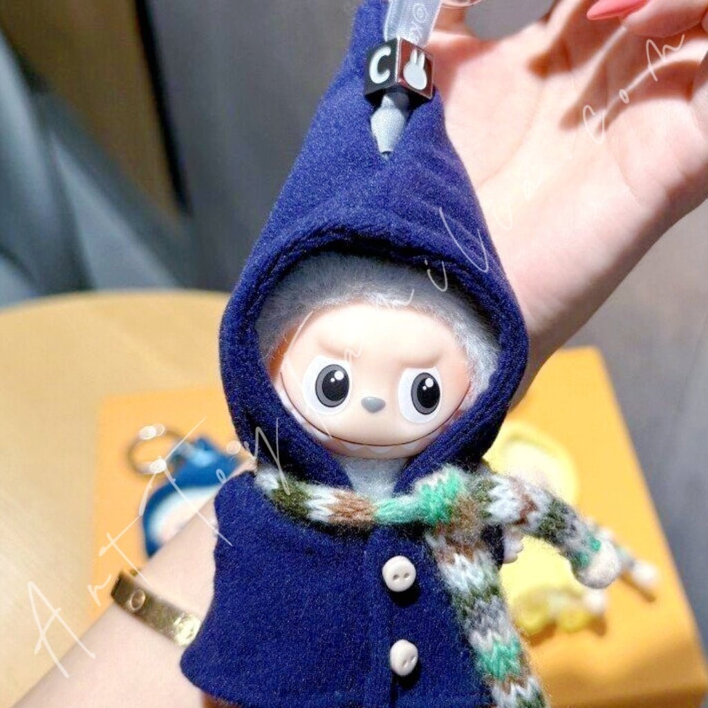Art Toy Familia - Doll Cloth Mini Enchanted Cloak Set For Labubu - 114 Cloth Only No Doll Blue Ver.