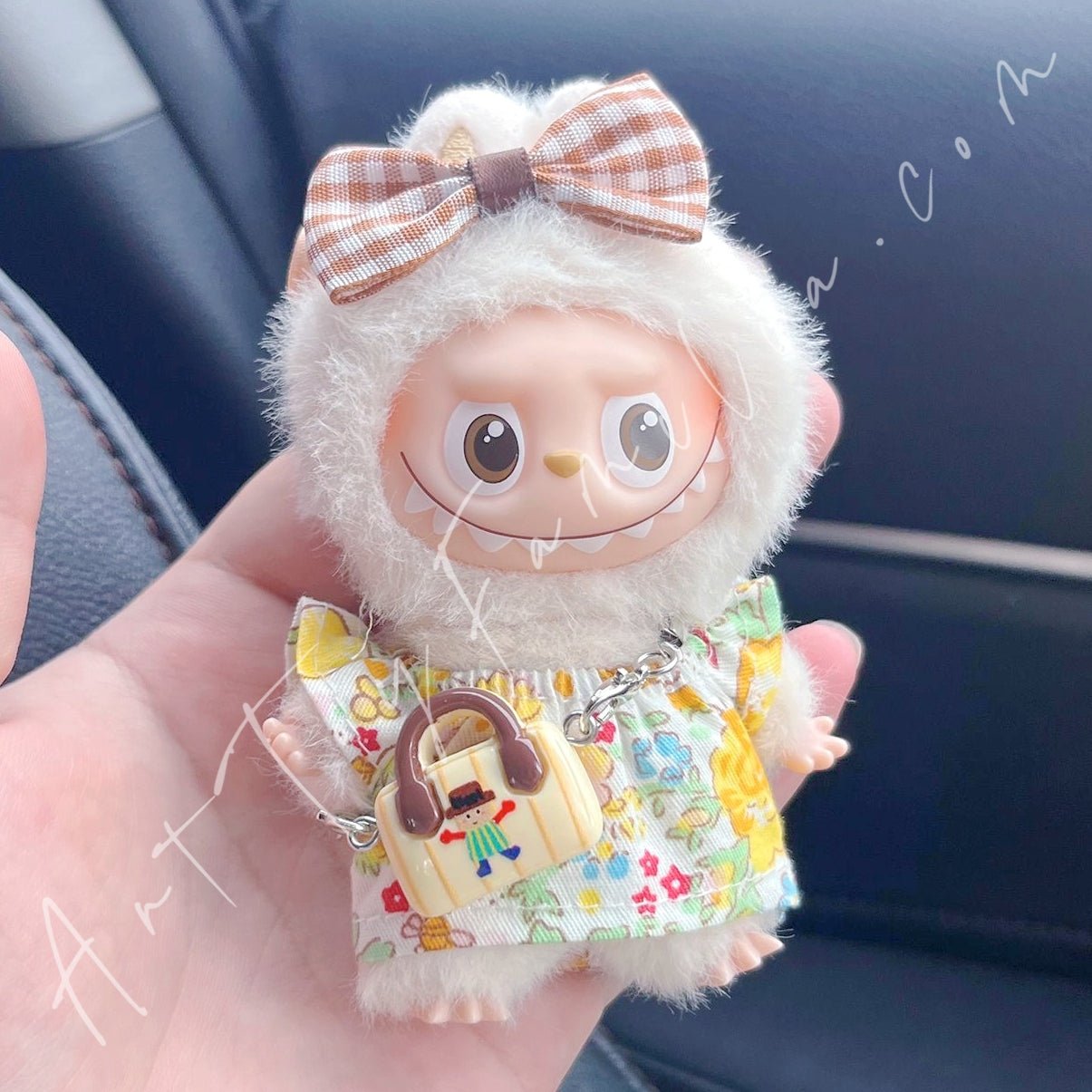 Art Toy Familia - Doll Cloth Mini Grace & Glee Ensemble For Labubu - 102 Yellow Ver. Cloth Only No Doll