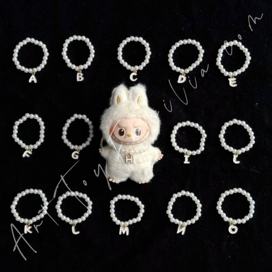 Art Toy Familia - Doll Cloth Mini Letter Necklace For Labubu - 113 Cloth Only No Doll A