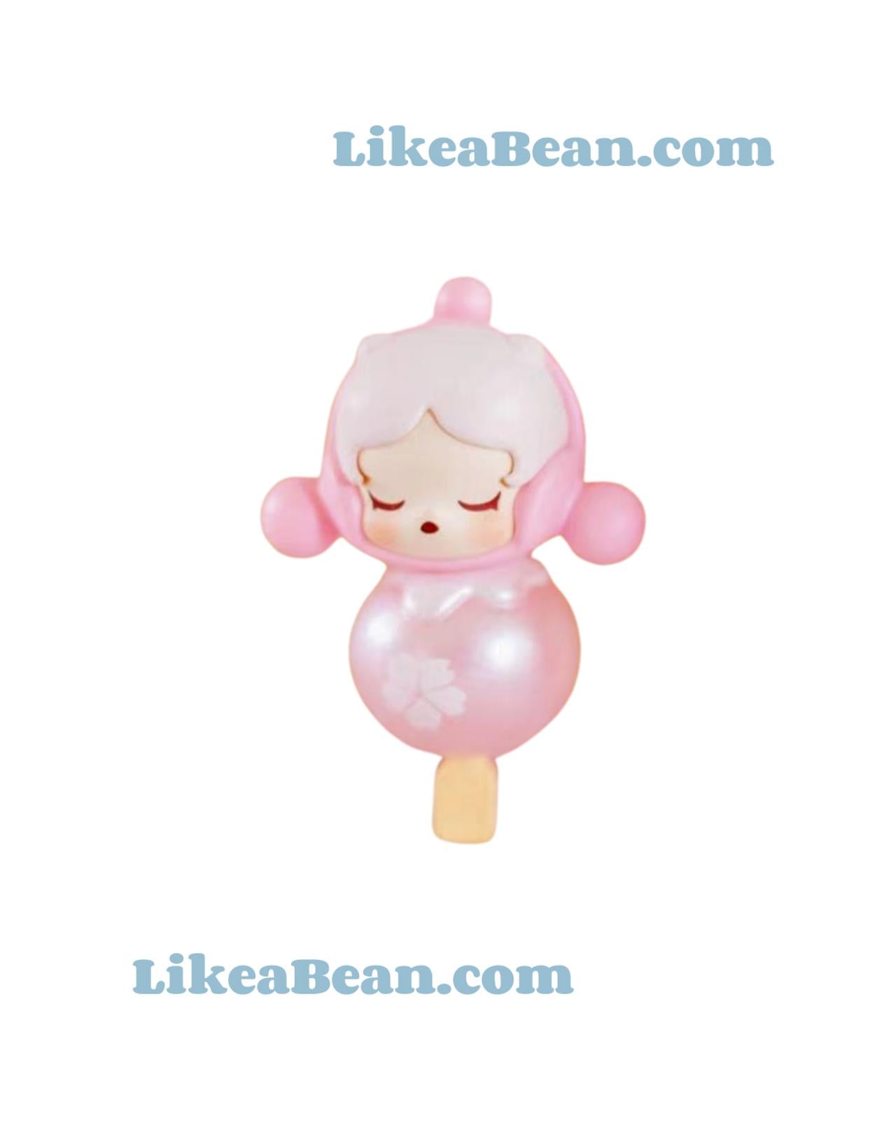 Pop Bean Sakura Sweetheart Series - Skullpanda Pink Snow Mochi