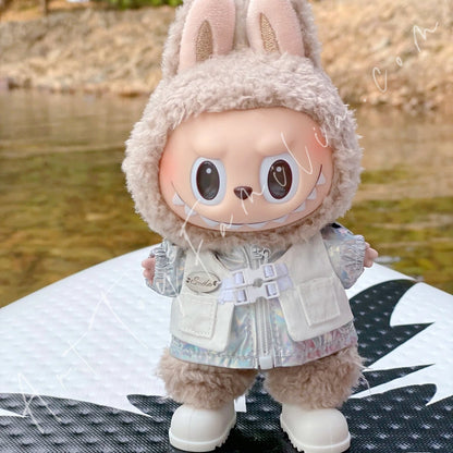 Art Toy Familia - Doll Cloth Silver Laser Vest Set - 094 Cloth Only No Doll