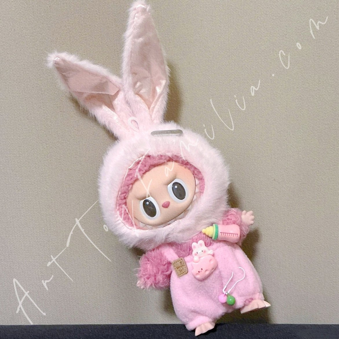 Art Toy Familia - Doll Cloth Rabirabu Jumper Set - 084 Pink Ver. Cloth Only No Doll