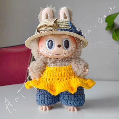 Art Toy Familia - Doll Cloth Snuggle Sundress Jumper - 079 Cloth Only No Doll