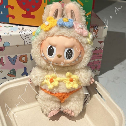 Art Toy Familia - Doll Cloth Blossom Knit Bikini Duo - 063 Yellow Ver. Cloth Only No Doll