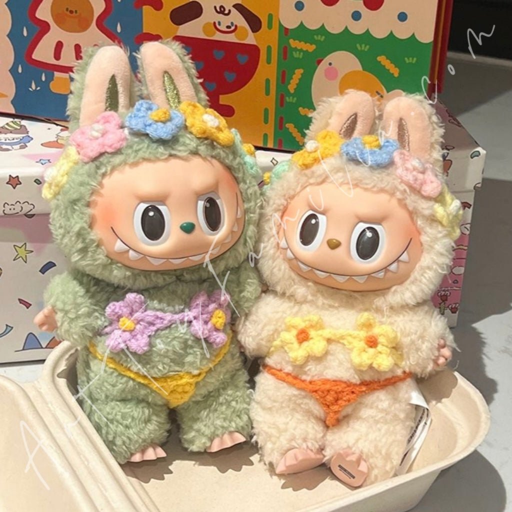 Art Toy Familia - Doll Cloth Blossom Knit Bikini Duo - 063 Purple Ver. Cloth Only No Doll
