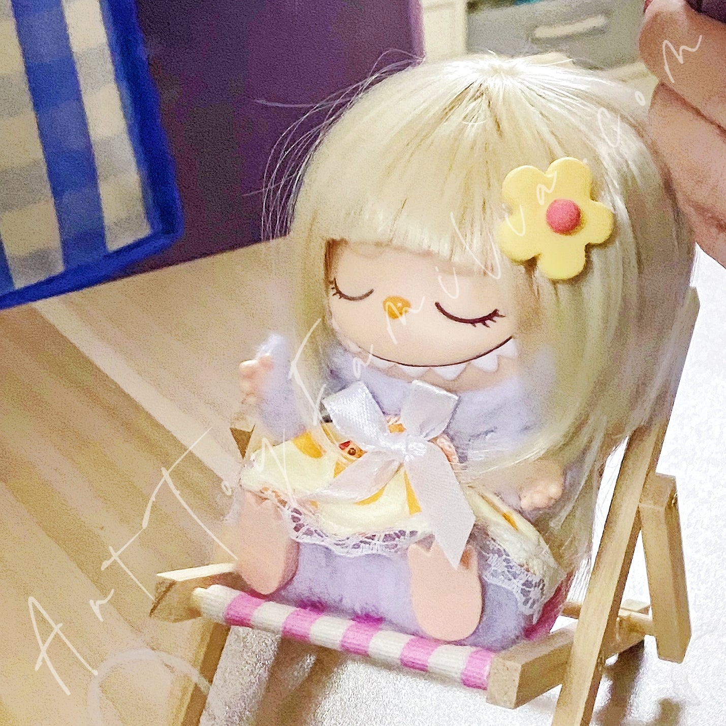 Art Toy Familia - Doll Cloth Pixie Color Pop Wig - 065 White Ver. Cloth Only No Doll