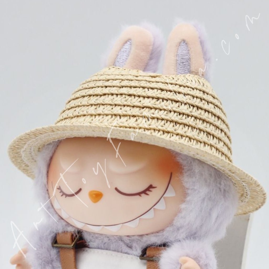 Art Toy Familia - Doll Cloth Sunshade Straw Hat - 070 Flat Beige Ver. Cloth Only No Doll