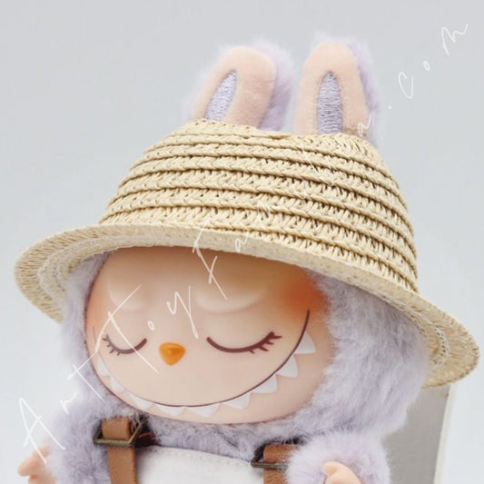 Art Toy Familia - Doll Cloth Sunshade Straw Hat - 070 Flat Beige Ver. Cloth Only No Doll