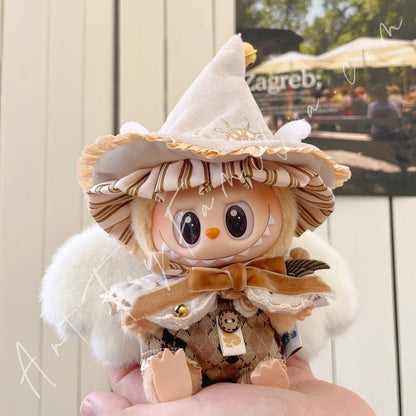Art Toy Familia - Doll Cloth Whimsy Magic Wardrobe - 057 Angel - Brown Cloth Only No Doll