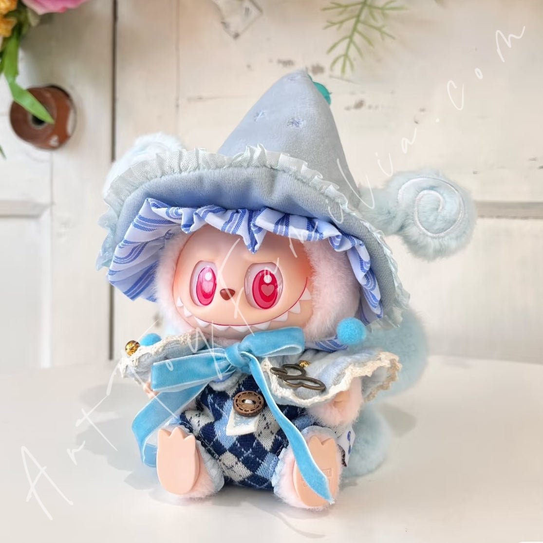Art Toy Familia - Doll Cloth Whimsy Magic Wardrobe - 057 Butterfly - Blue Cloth Only No Doll
