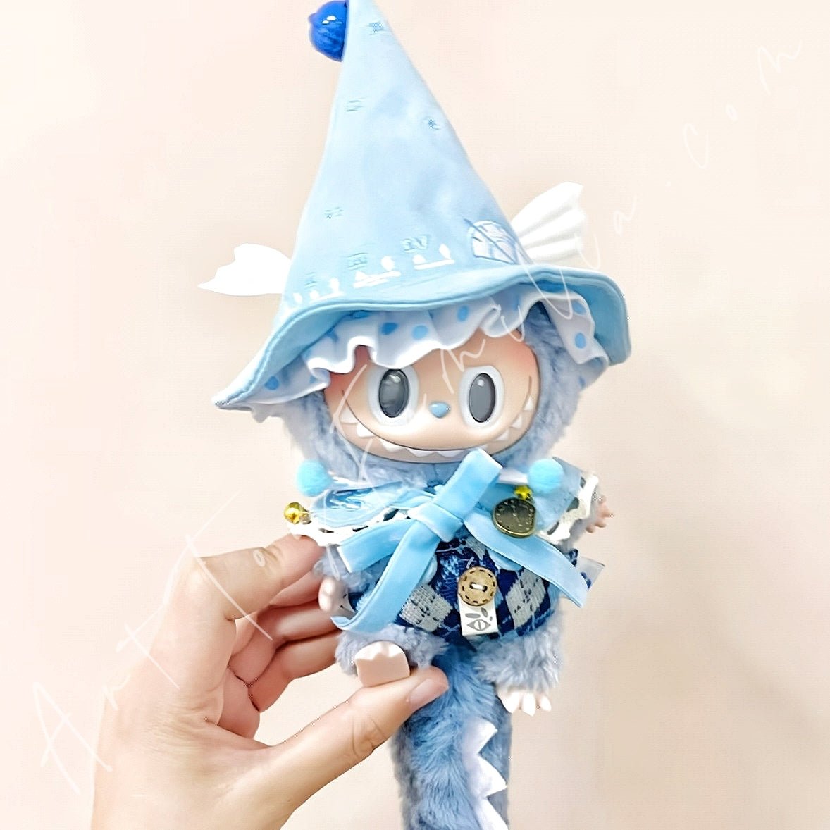 Art Toy Familia - Doll Cloth Whimsy Magic Wardrobe - 057 Little Dragon - Blue Cloth Only No Doll