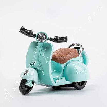 Art Toy Familia - Playable Toy Motorcycle - 055 Blue Ver. Cloth Only No Doll