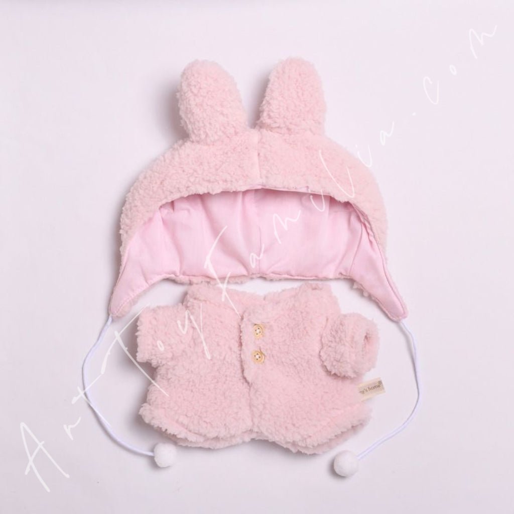 Art Toy Familia - Doll Cloth Blossom Bunny Snuggle Set - 038 Cloth Only No Doll