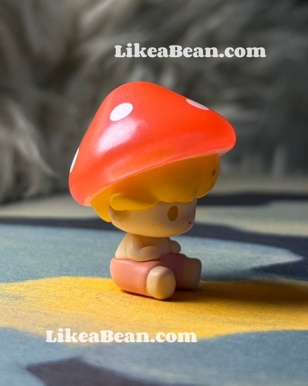 Pop Bean Mushroom Elf Series - Dimoo Spotted Red Mushroom