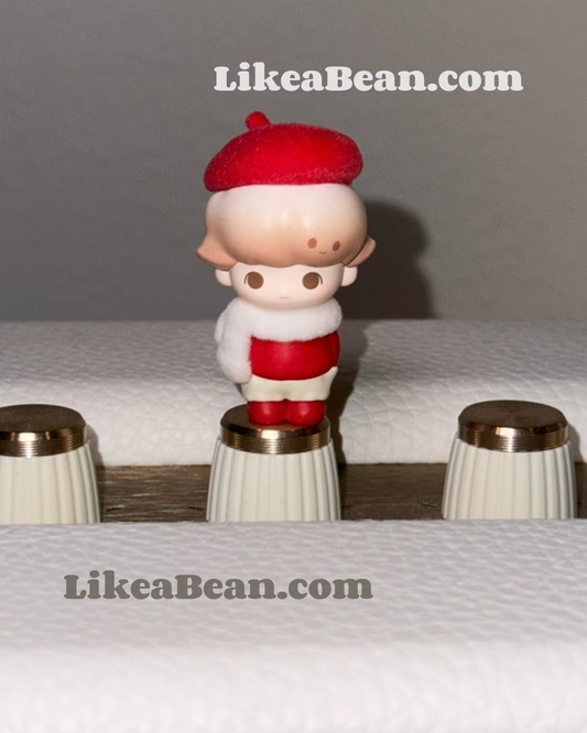 Pop Bean Fluffy & Cozy Series - Dimoo Snug Red Beret