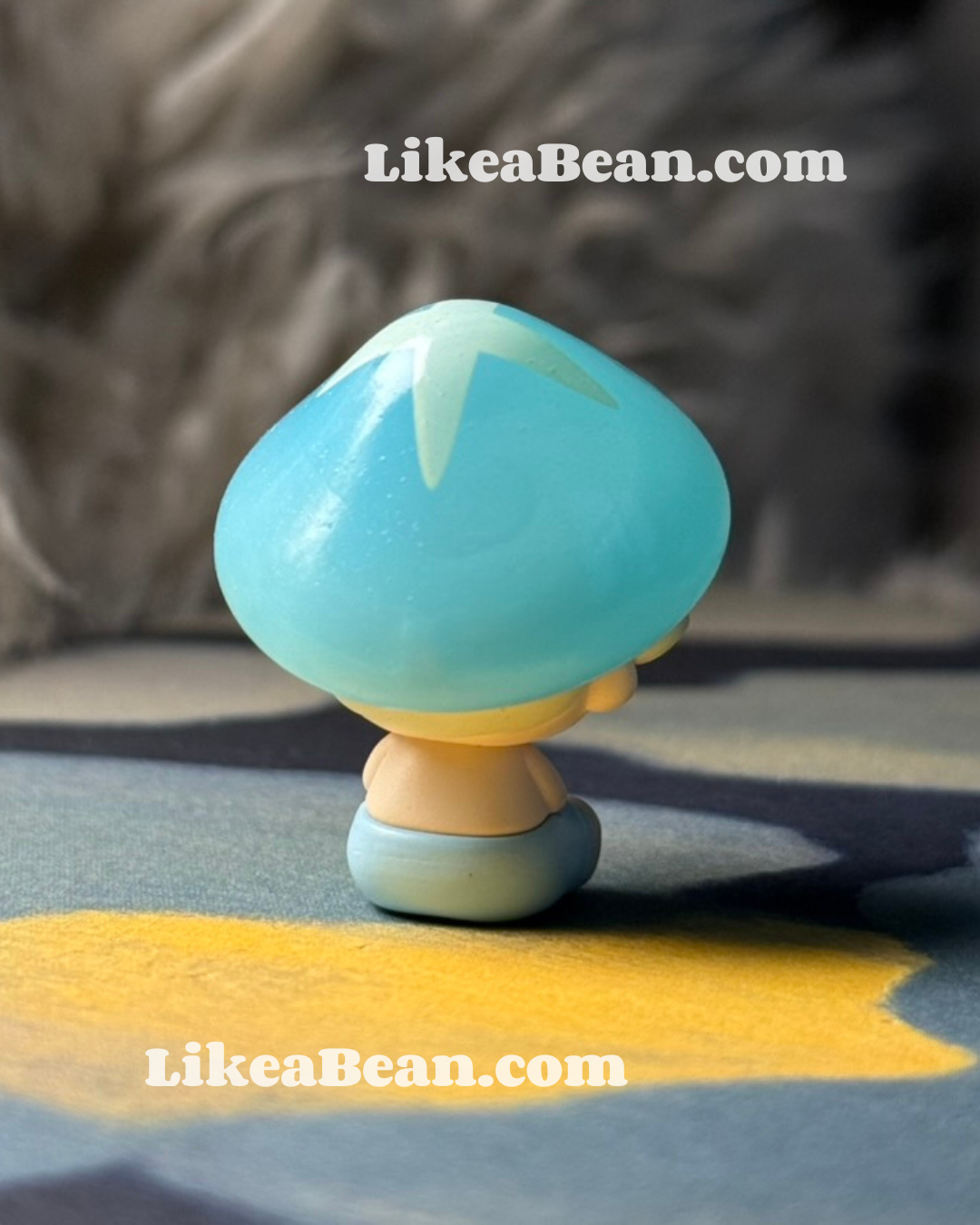 Pop Bean Mushroom Elf Series - Dimoo Sky Blue Mushroom
