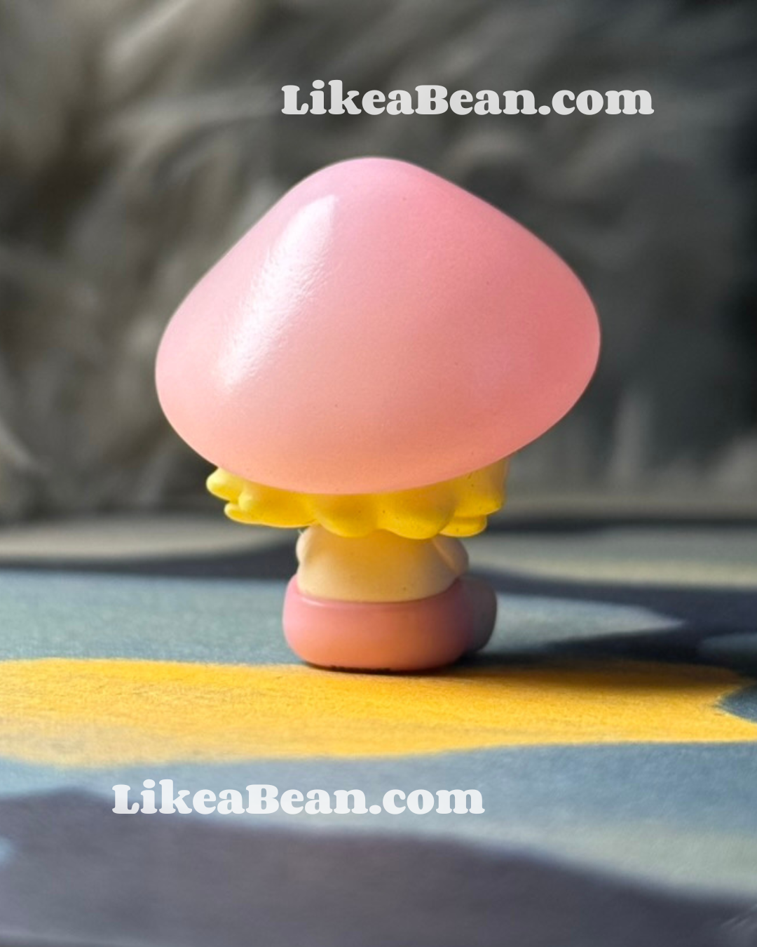 Pop Bean Mushroom Elf Series - Sweet Bean Pink Mini Mushroom