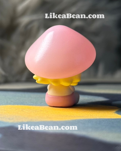 Pop Bean Mushroom Elf Series - Sweet Bean Pink Mini Mushroom