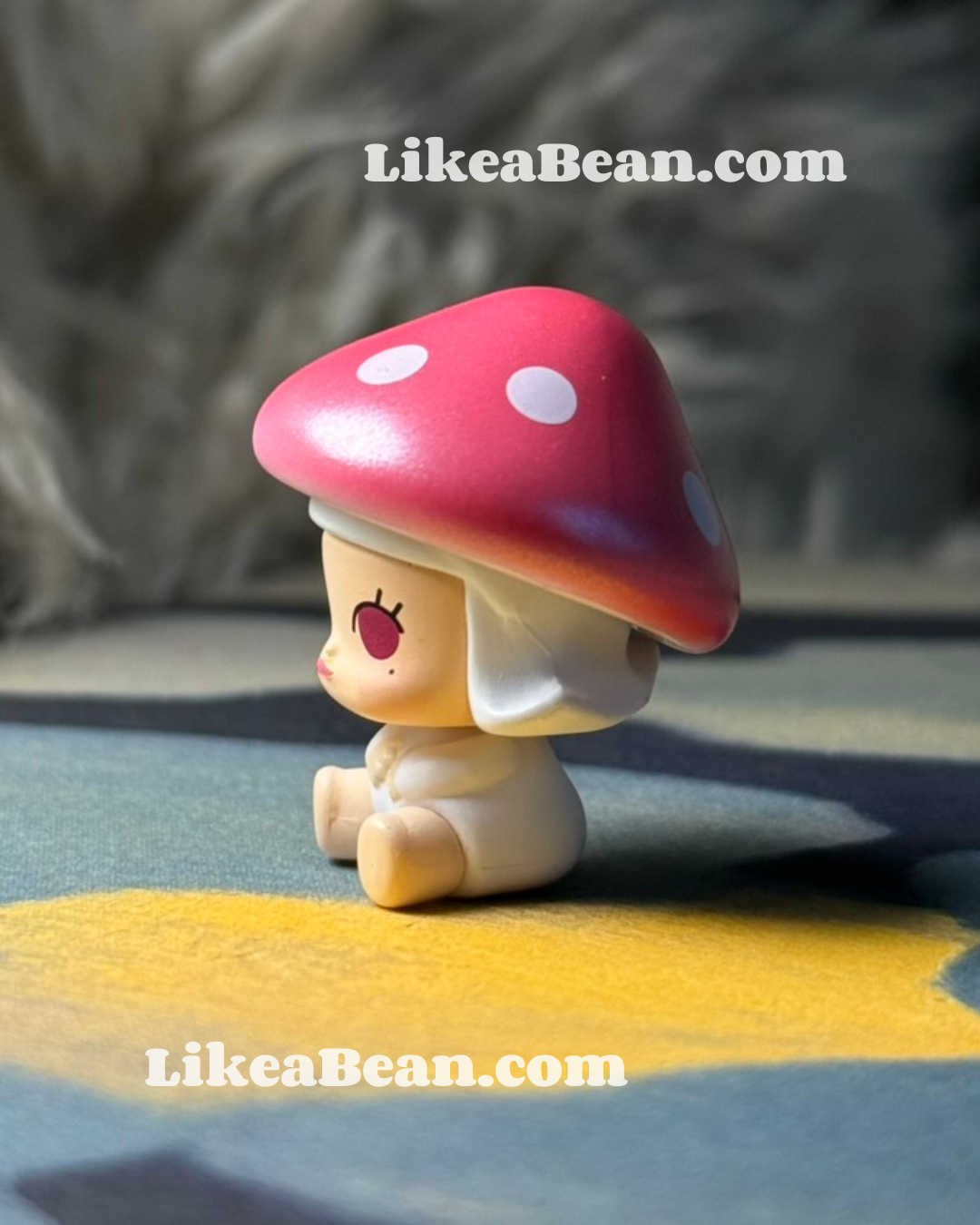 Pop Bean Mushroom Elf Series - Molly Pink Parasol Mushroom