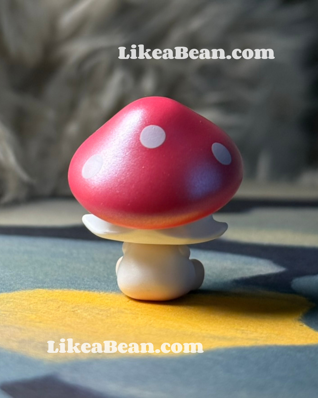 Pop Bean Mushroom Elf Series - Molly Pink Parasol Mushroom