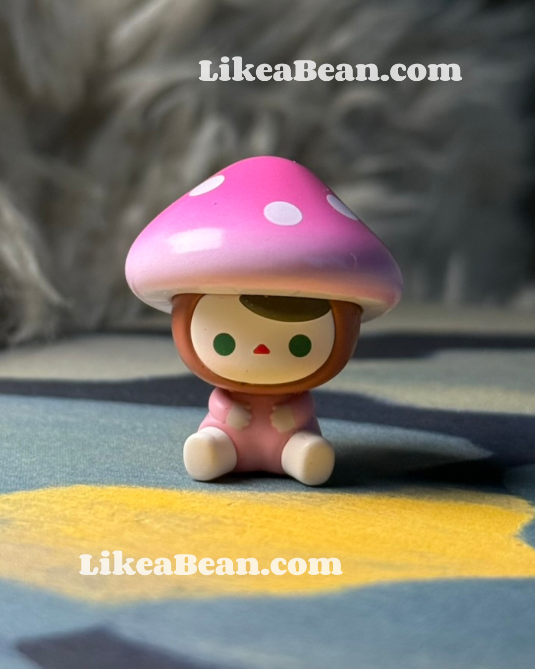 Pop Bean Mushroom Elf Series - Pucky Rose Parasol Mushroom