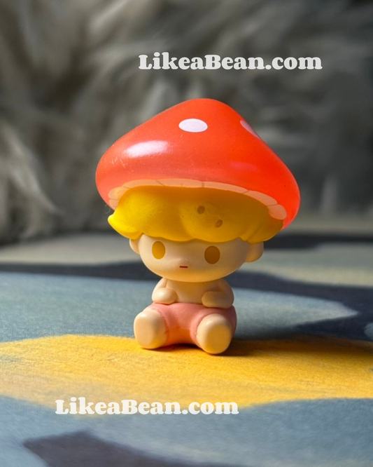 Pop Bean Mushroom Elf Series - Dimoo Spotted Red Mushroom