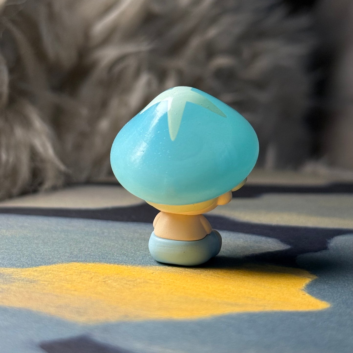 Pop Bean Mushroom Elf Series - Dimoo Sky Blue Mushroom