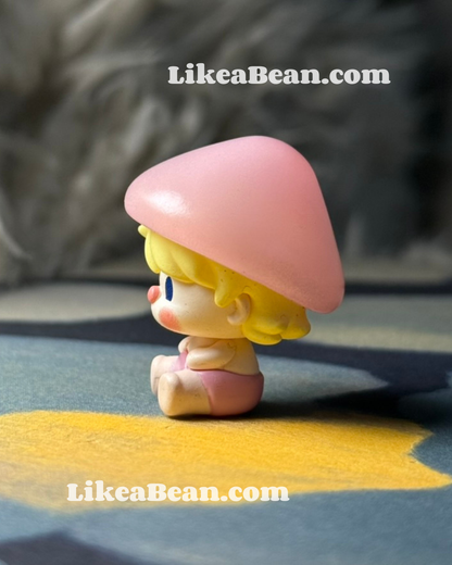 Pop Bean Mushroom Elf Series - Sweet Bean Pink Mini Mushroom