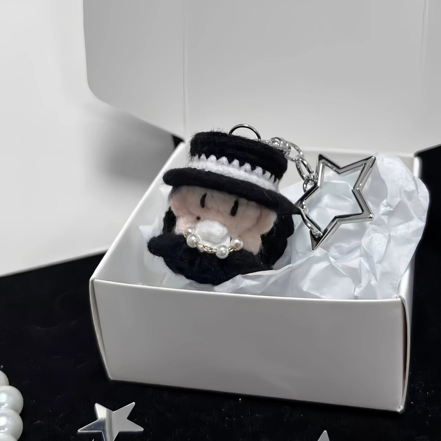 Art Toy Familia - Blackink Jennie Crochet Doll, Kpop Chibi Amigurumi Doll Gift, C002 Braids Jennie 5 - 6cm Mini Pendant