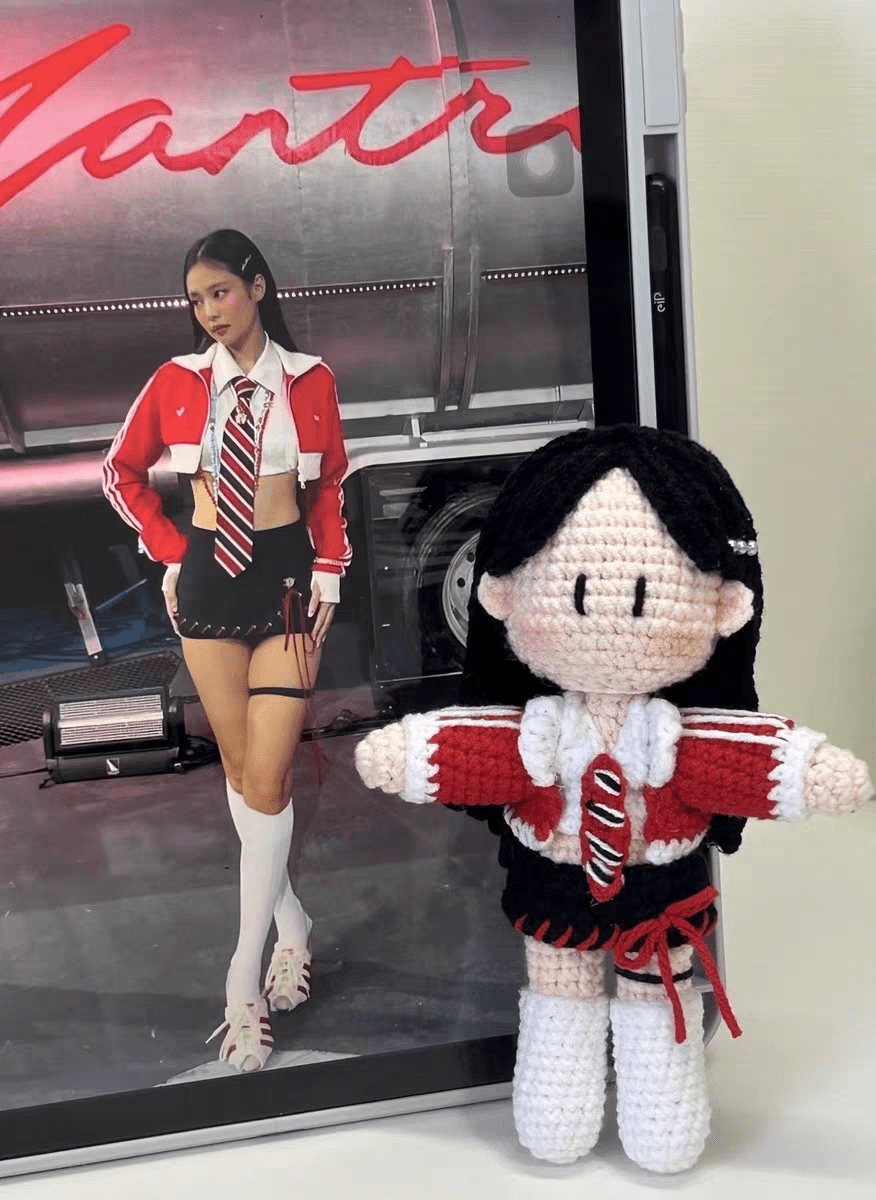 Art Toy Familia - Blackpink Jisoo Lisa Jennie Rose Inspired Handmade Crochet Doll, Kpop Chibi Amigurumi Doll Gift, C003 BP Ultra Mini Set (Set of 4)