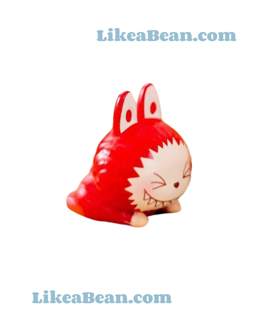 Pop Bean New Year Lying Baby Series - Labubu Red New Year Lying