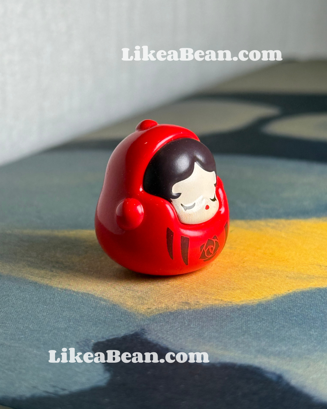 Pop Bean Daruma Series - Skullpanda Good Fortune