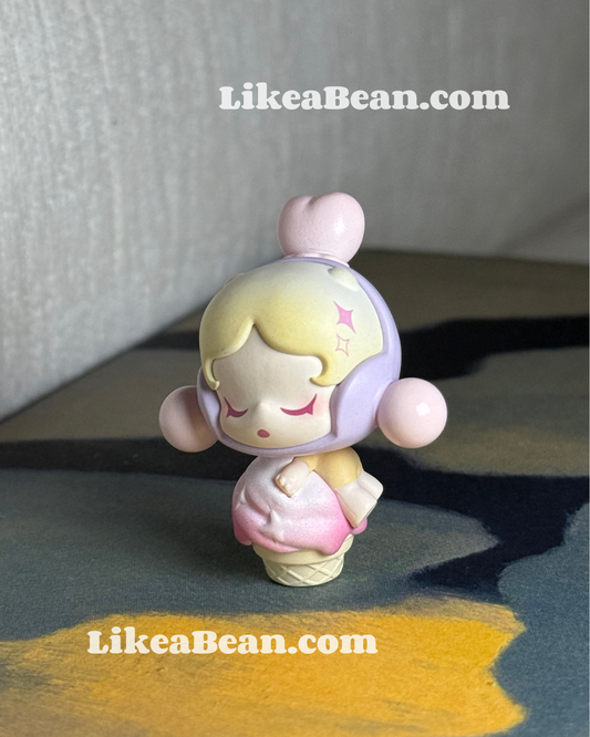 Pop Bean Ice Cream Cone Cup Series - Skullpanda Taro Boba