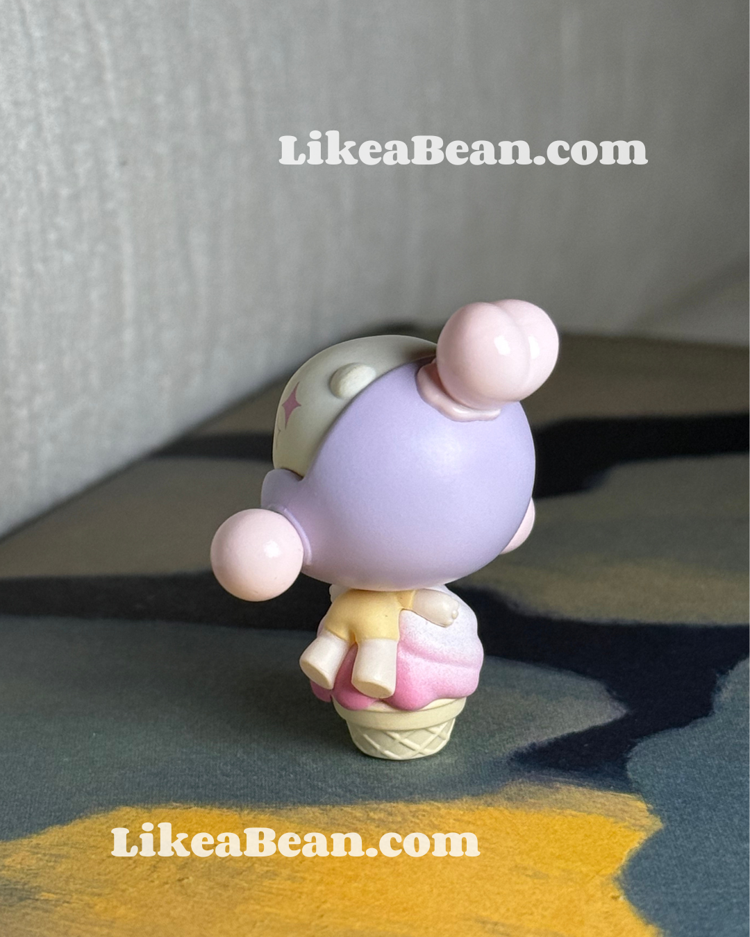 Pop Bean Ice Cream Cone Cup Series - Skullpanda Taro Boba