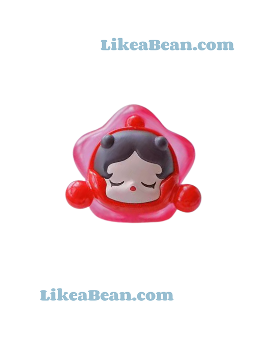 Pop Bean Lucky Star Series - Skullpanda Rose Red
