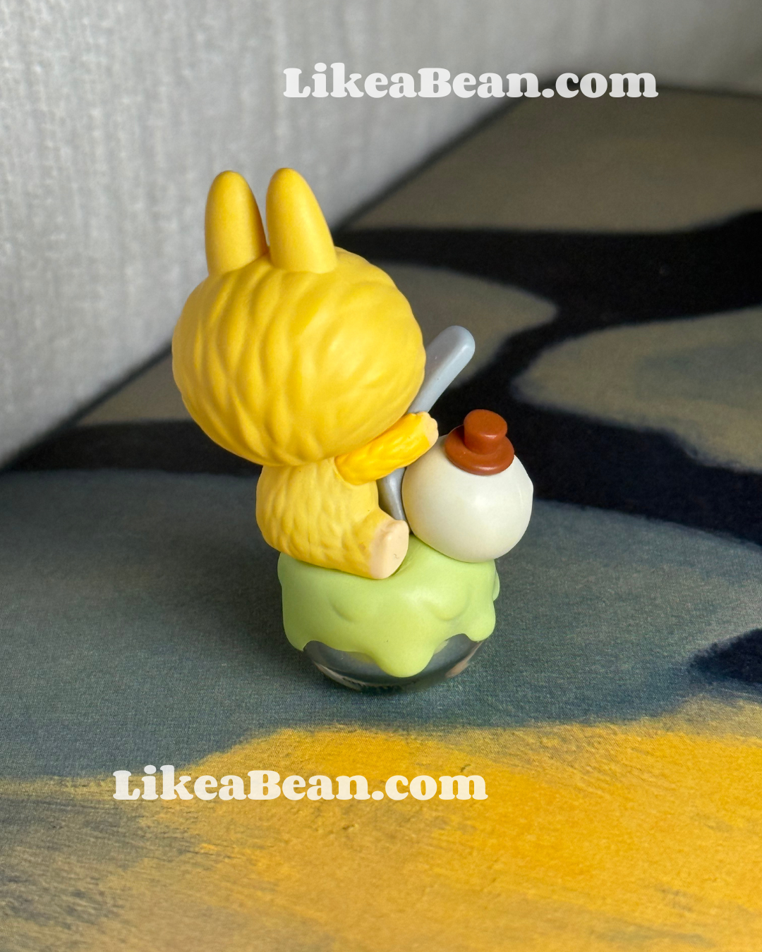 Pop Bean Ice Cream Cone Cup Series - Labubu Matcha Coconut